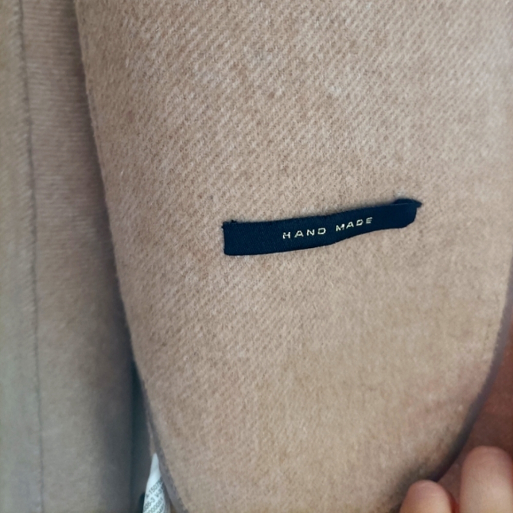 Zara Handmade Wool Blend Cape - Picture 5 of 9